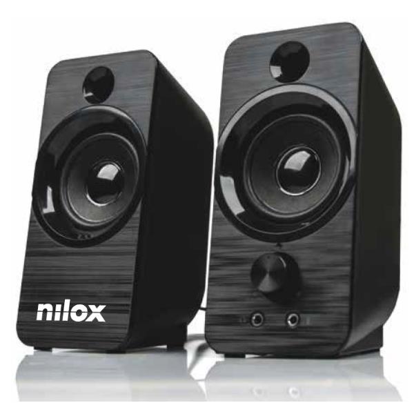Nilox casse acustiche - Usb + Microfono